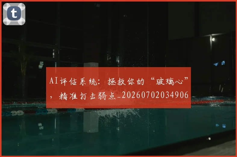 AI评估系统：拯救你的“玻璃心”，精准打击弱点_20260702034906
